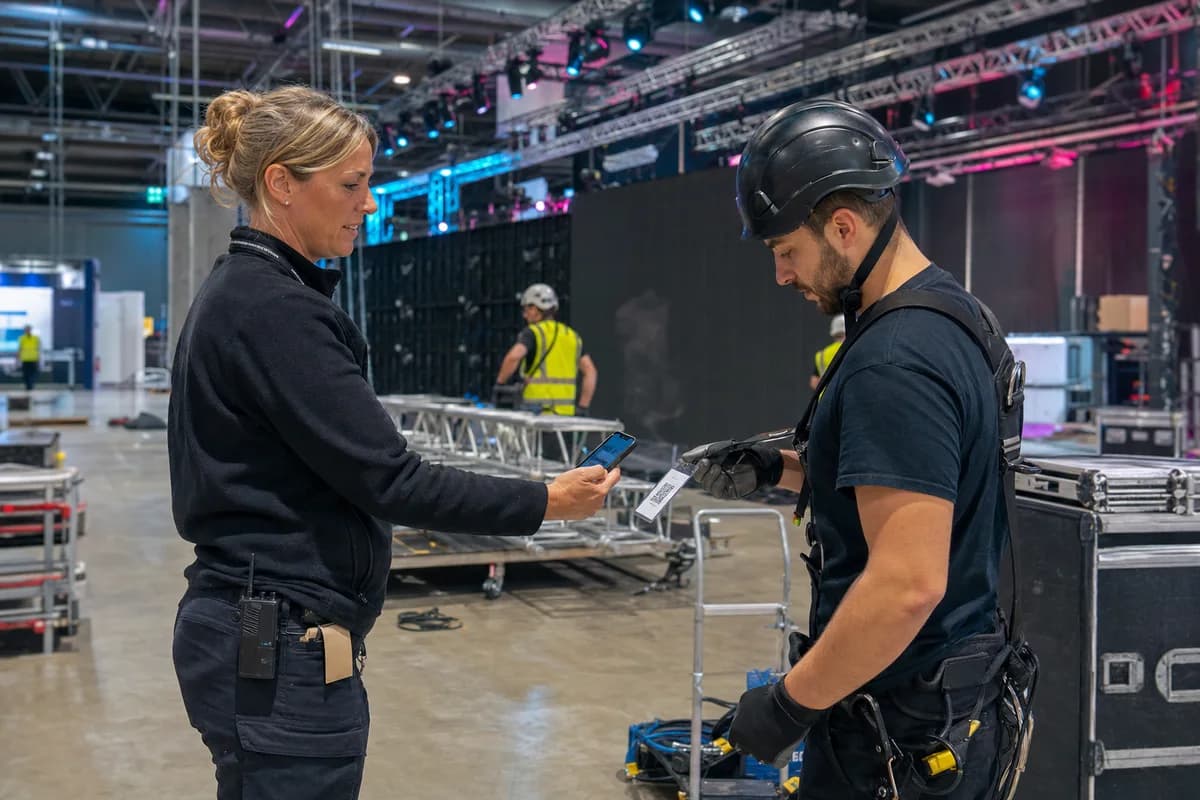 Equipe du secteur Evenementiel lors d'un controle d'acces